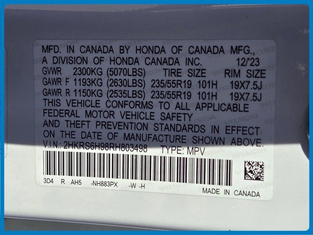 2024 Honda CR-V Hybrid Sport Touring