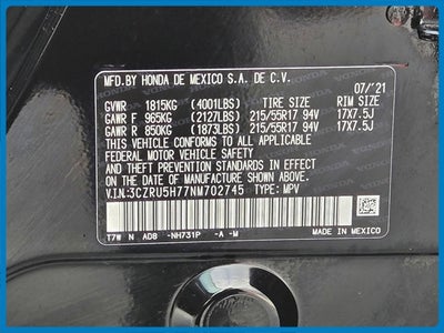 2022 Honda HR-V EX-L