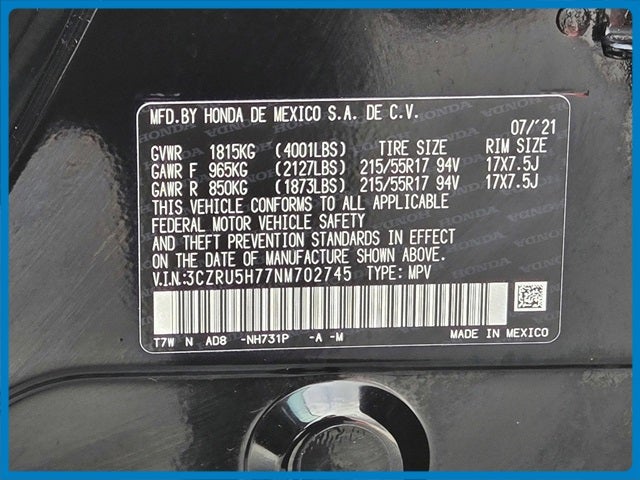 2022 Honda HR-V EX-L