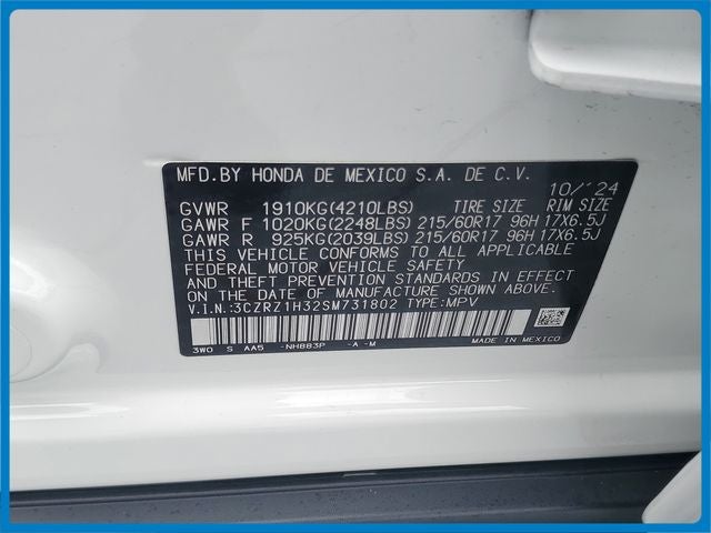 2025 Honda HR-V LX