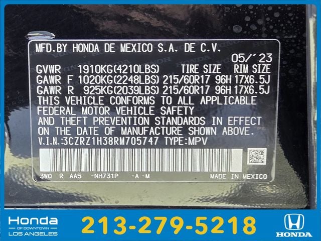 2024 Honda HR-V LX