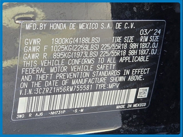 2024 Honda HR-V Sport