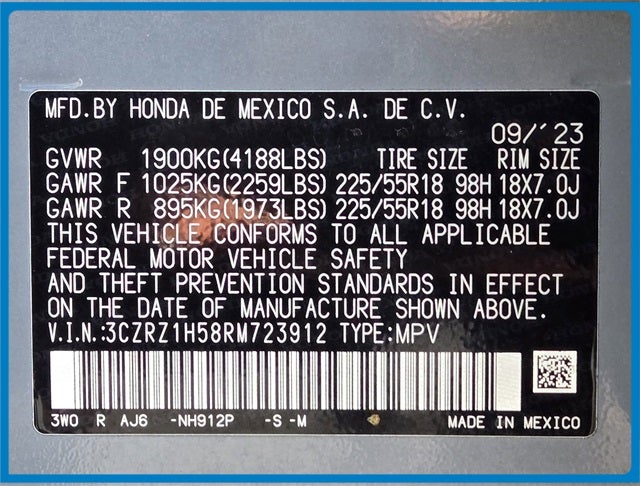 2024 Honda HR-V Sport