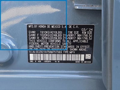 2024 Honda HR-V EX-L