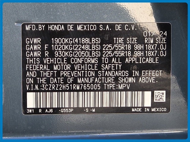 2024 Honda HR-V Sport