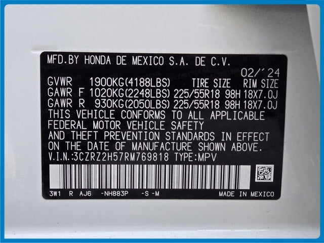 2024 Honda HR-V Sport