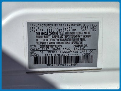 2020 Nissan Sentra S