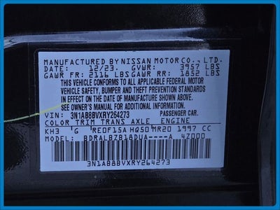 2024 Nissan Sentra S