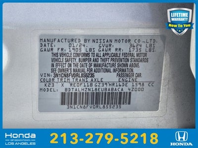 2024 Nissan Versa 1.6 SR