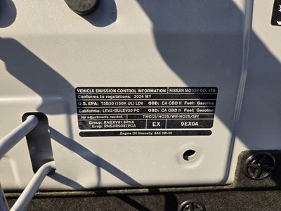 2024 Nissan Versa 1.6 SR