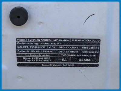 2020 Nissan Versa 1.6 SR