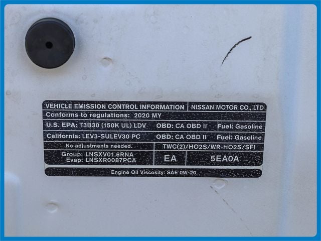 2020 Nissan Versa 1.6 SR