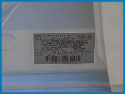 2020 Nissan Versa 1.6 SR