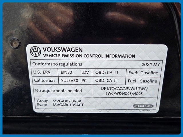 2021 Volkswagen Tiguan 2.0T SE