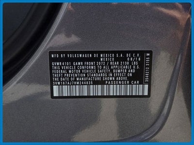 2017 Volkswagen Jetta 1.4T S