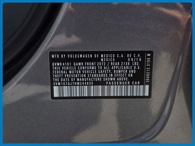 2017 Volkswagen Jetta 1.4T S