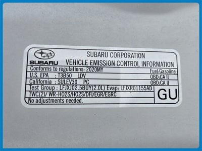 2020 Subaru Impreza 5-door CVT