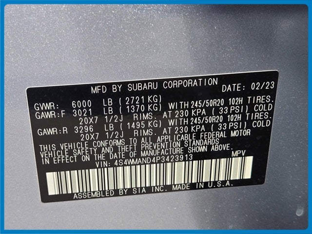 2023 Subaru Ascent Limited