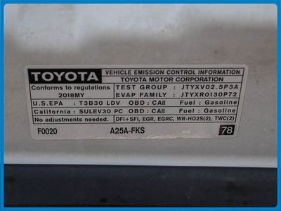 2018 Toyota Camry SE