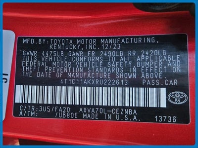 2024 Toyota Camry LE