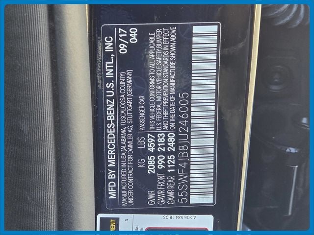 2018 Mercedes-Benz C-Class C 300