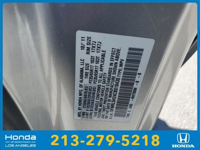 2012 Honda Odyssey LX