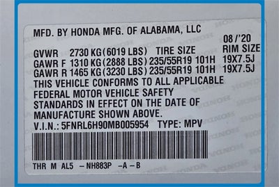 2021 Honda Odyssey Elite