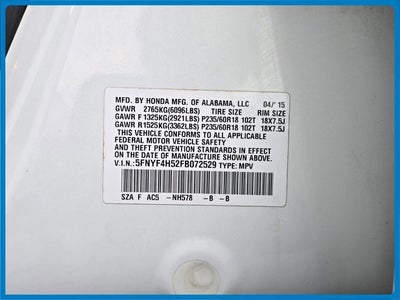 2015 Honda Pilot EX-L