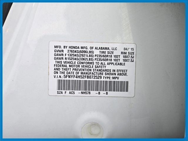 2015 Honda Pilot EX-L