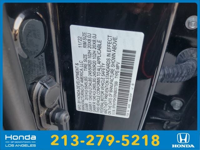 2022 Honda Pilot Sport