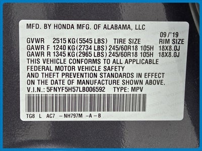 2020 Honda Pilot EX-L