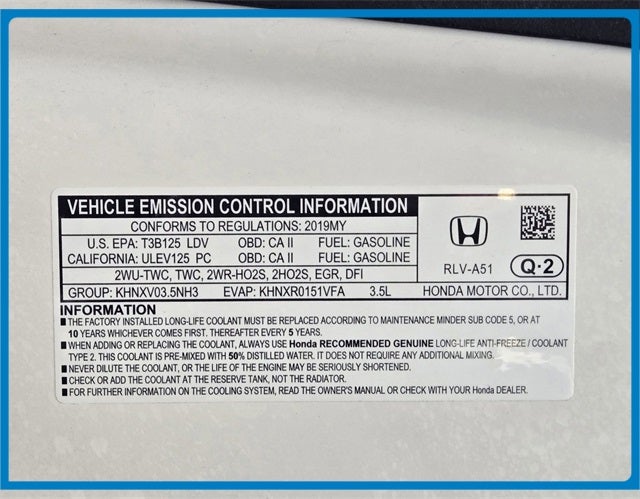 2019 Honda Pilot Touring 8 Passenger