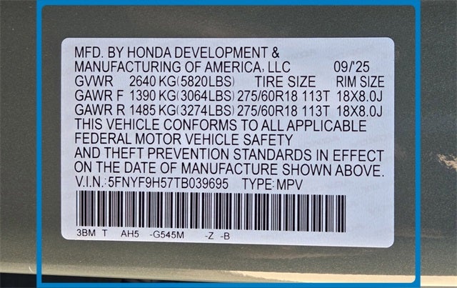 2026 Honda Passport TrailSport Blackout