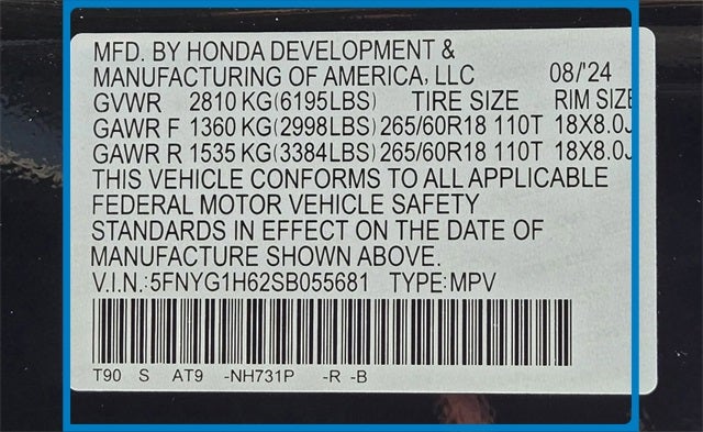 2025 Honda Pilot TrailSport