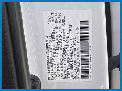 2023 Honda Ridgeline Black Edition