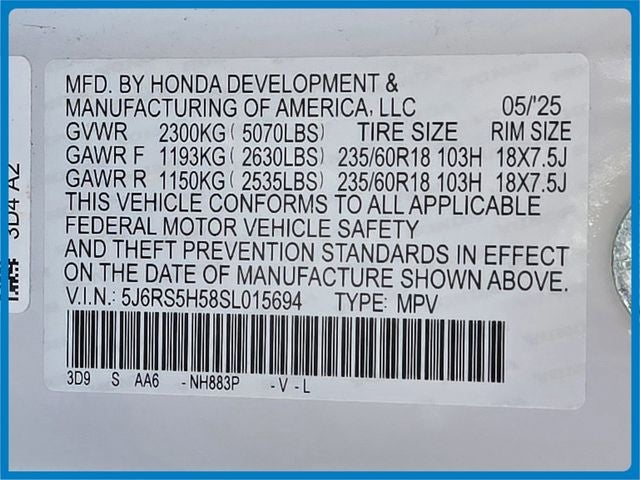 2025 Honda CR-V Hybrid Sport