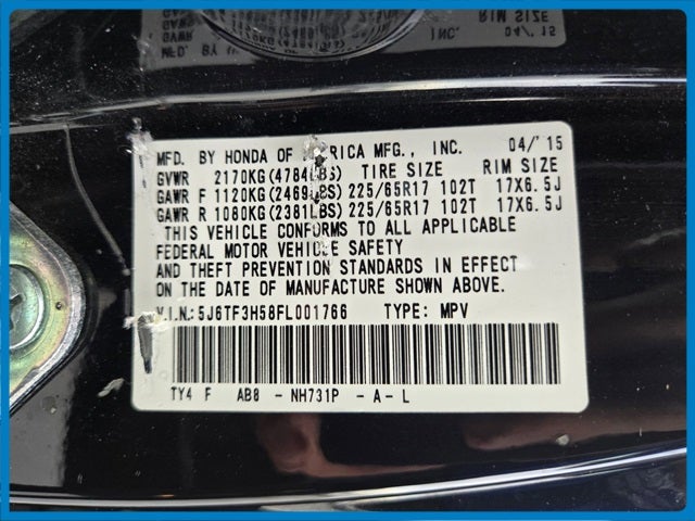 2015 Honda Crosstour EX-L