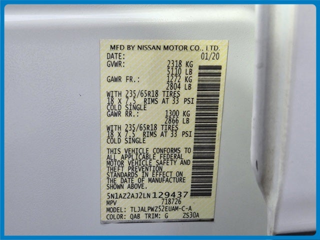 2020 Nissan Murano S