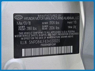 2018 Hyundai ELANTRA SEL