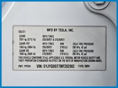 2021 Tesla Model Y Performance