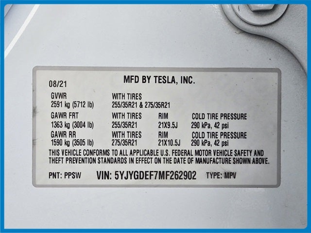2021 Tesla Model Y Performance