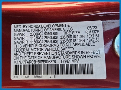 2023 Honda CR-V Hybrid Sport