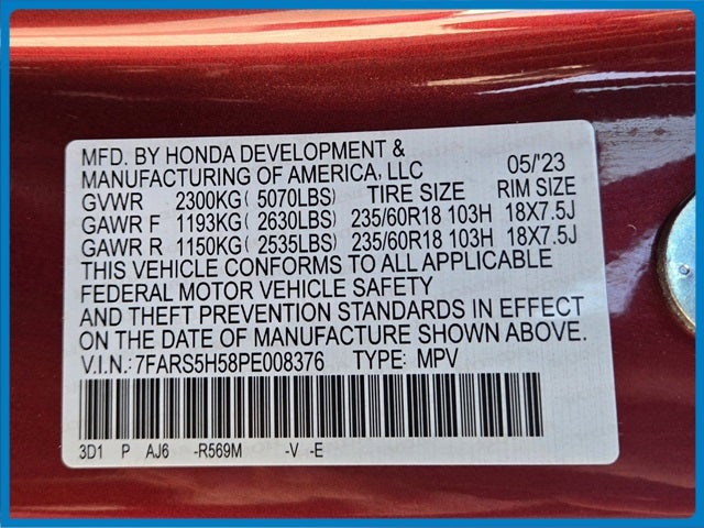 2023 Honda CR-V Hybrid Sport