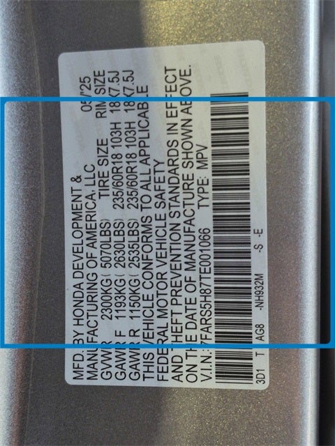 2026 Honda CR-V Hybrid Sport-L