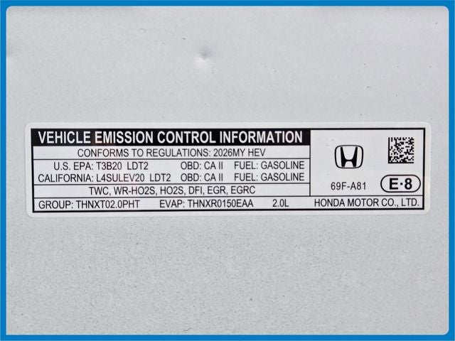 2026 Honda CR-V Hybrid Sport-L