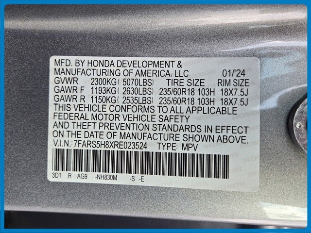 2024 Honda CR-V Hybrid Sport-L