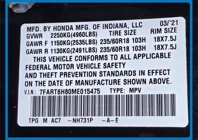 2021 Honda CR-V Hybrid EX-L