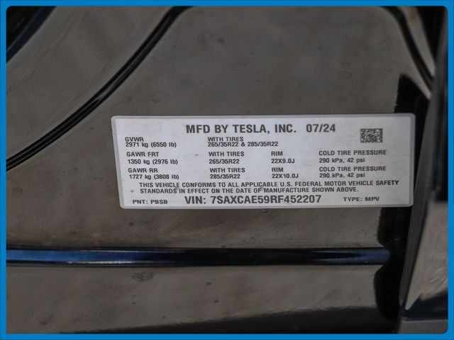 2024 Tesla Model X Long Range