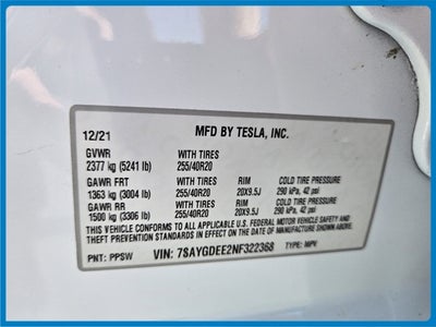 2022 Tesla Model Y Long Range