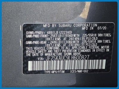 2020 Subaru Forester Limited